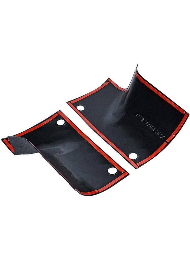 Jeep Wrangler JL JLU Gladiator JT Cowl Body Armor Covers Textured Black Pair - Image 4